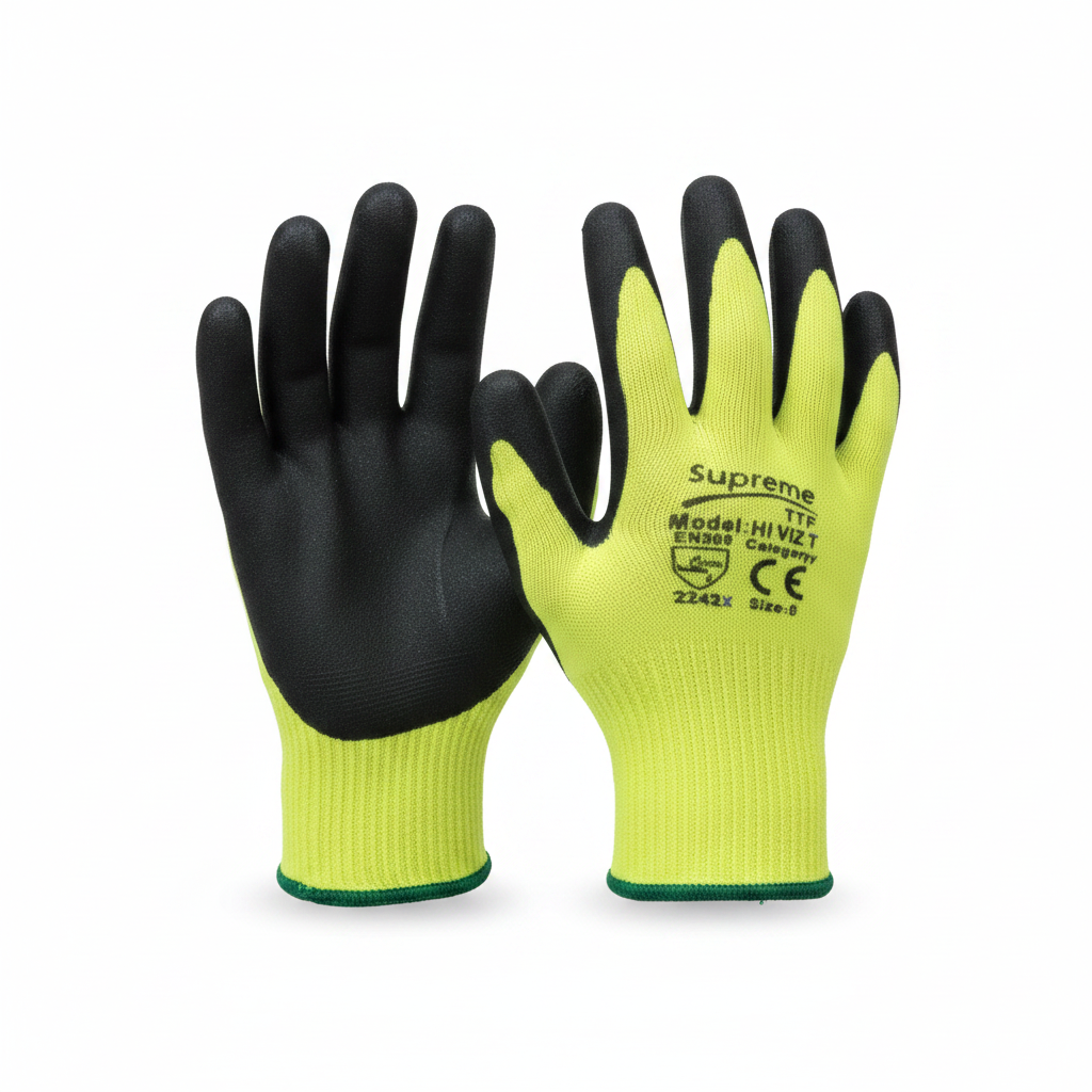 Supreme TTF - Hi Vis Thermal 7 Gauge Glove - Cold Resistant Gloves