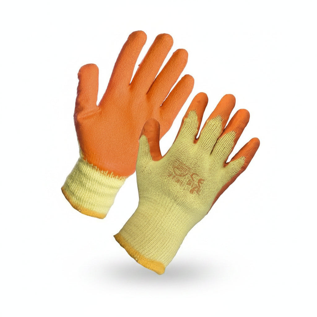 Supreme TTF Orange/Green Latex General Safety Gloves